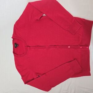 Talbots Women's Red Cardigan